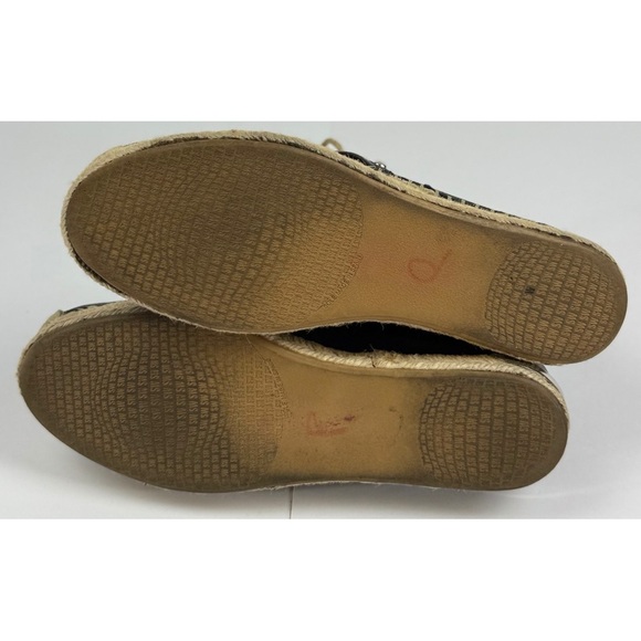 Stuart Weitzman Women's Black Studded Leather Lace Up Espadrilles, size 5 - Picture 6 of 10